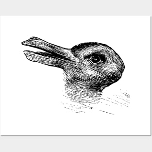 Optical Illusion - Rabbit Duck Posters and Art